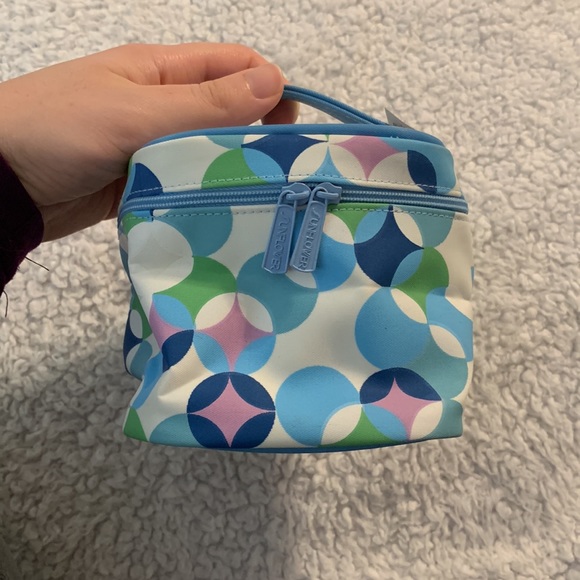 Small Blue Colorful Makeup Bag - Picture 10 of 17